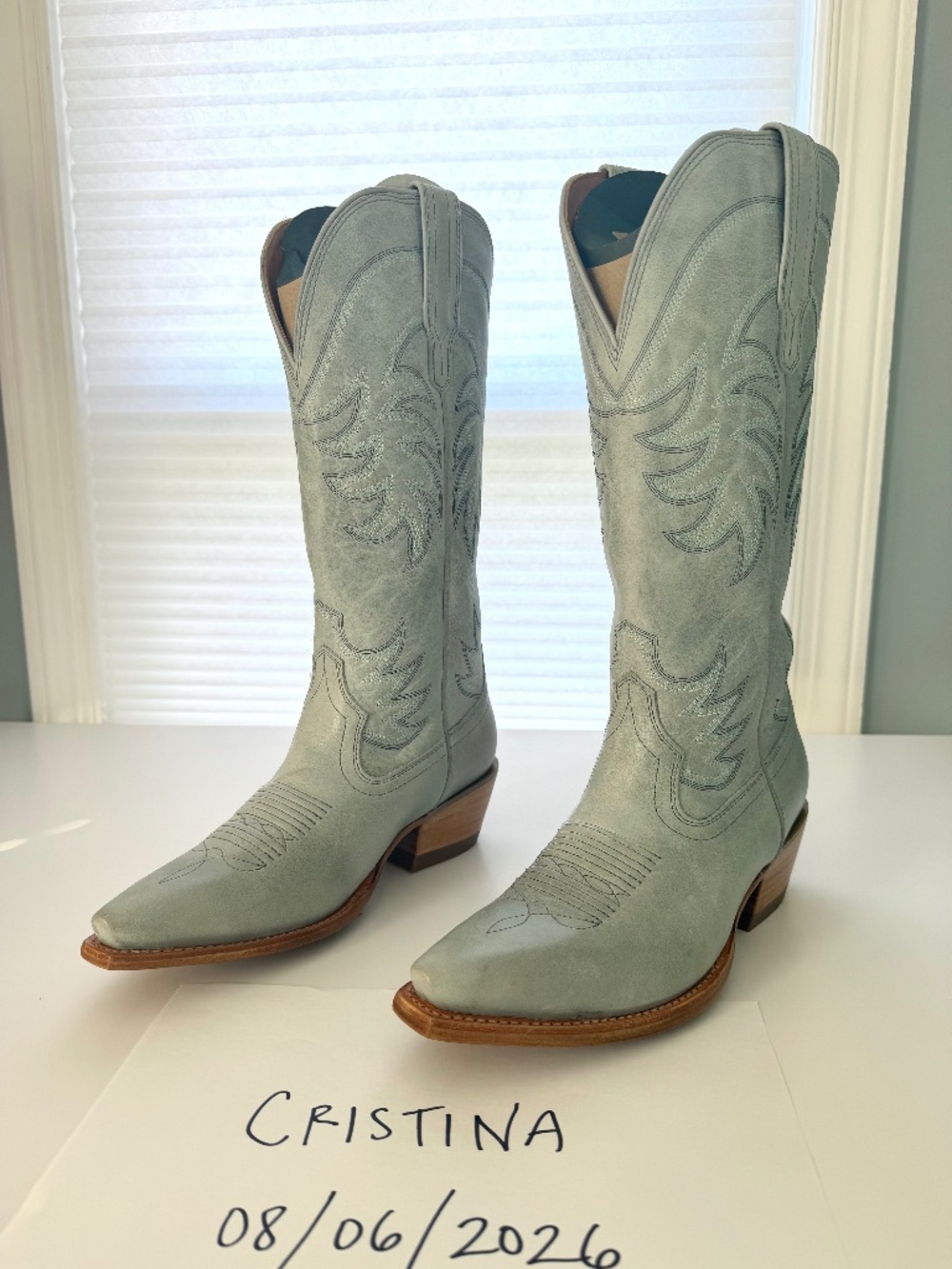 Tecovas Annies Slate Western Boots 8.5B